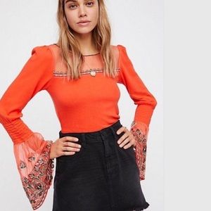 💋💓NWT FREE PEOPLE BLOUSE